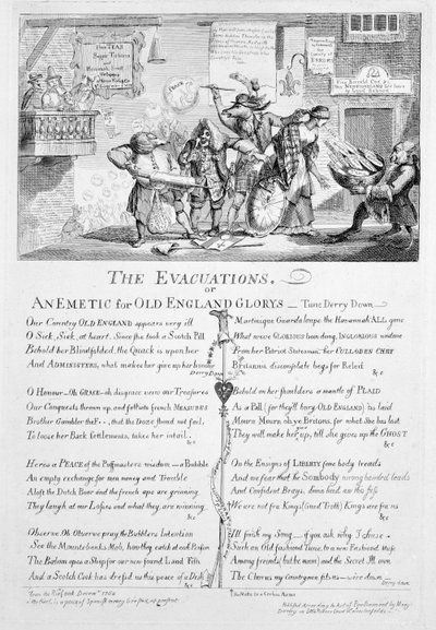 The Evacuations or An Emetic for Old England Glorys by Paul Sandby